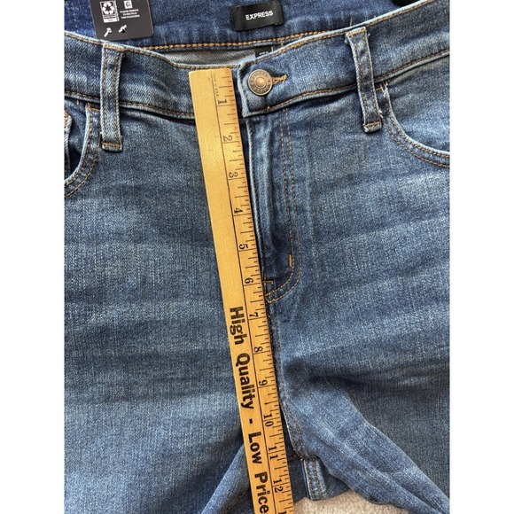 Express Jeans Women's 16 (Fits 33x31) Blue Denim Bootcut Cowgirl NEW - Picture 8 of 10